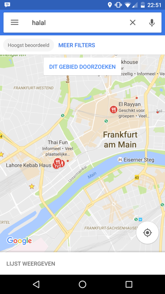 Restoran halal di frankfurt Jerman